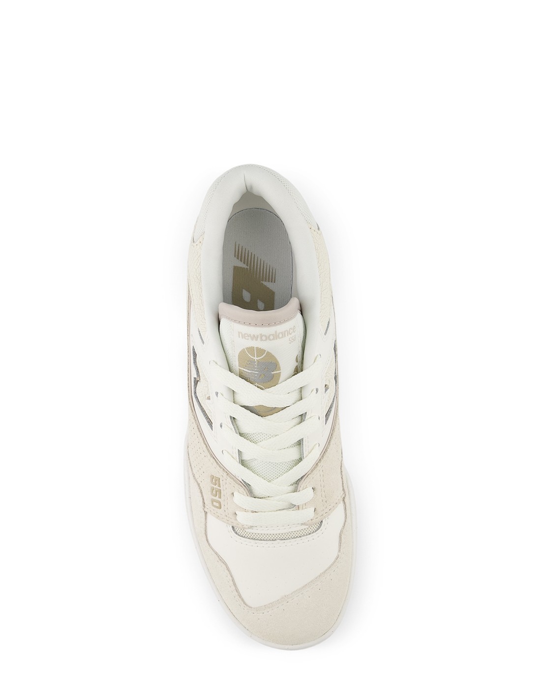 new balance Sneakers Femme 550 Blanc/Beige Cuir