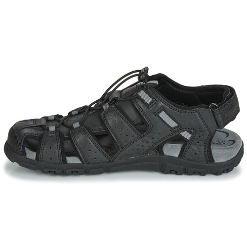 Geox - UOMO SANDAL STRADA - Noir