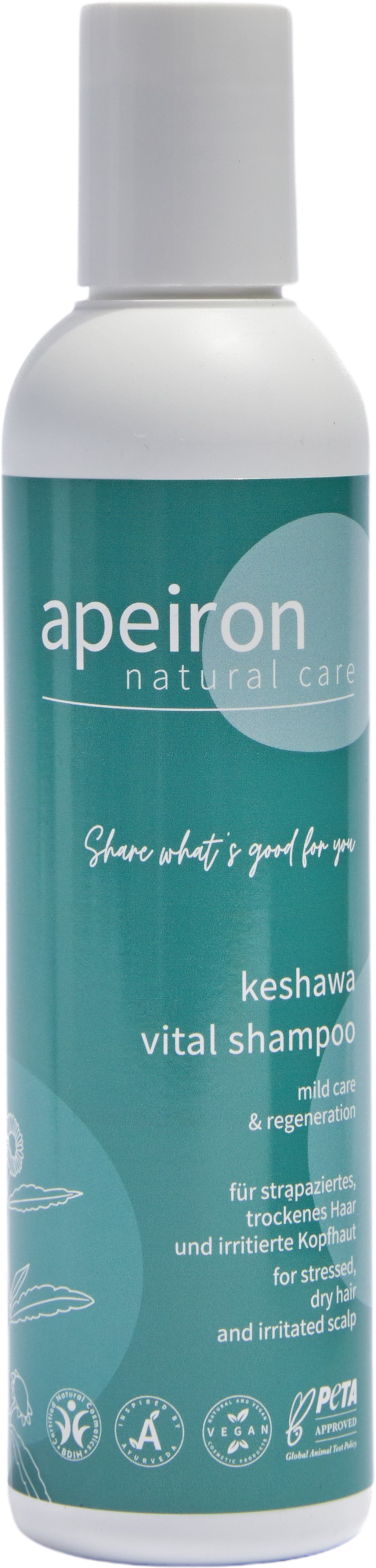 Apeiron  Keshawa Vital Shampoo, 200 ml
