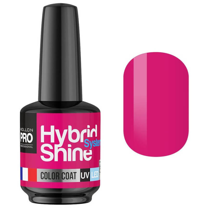 Mini Vernis Semi-Permanent Hybrid Shine Mollon Pro 8ml