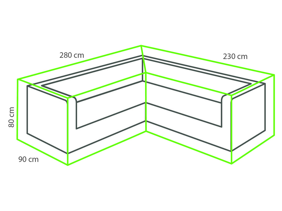 Winza deluxe 230x280x80 R loungesethoes