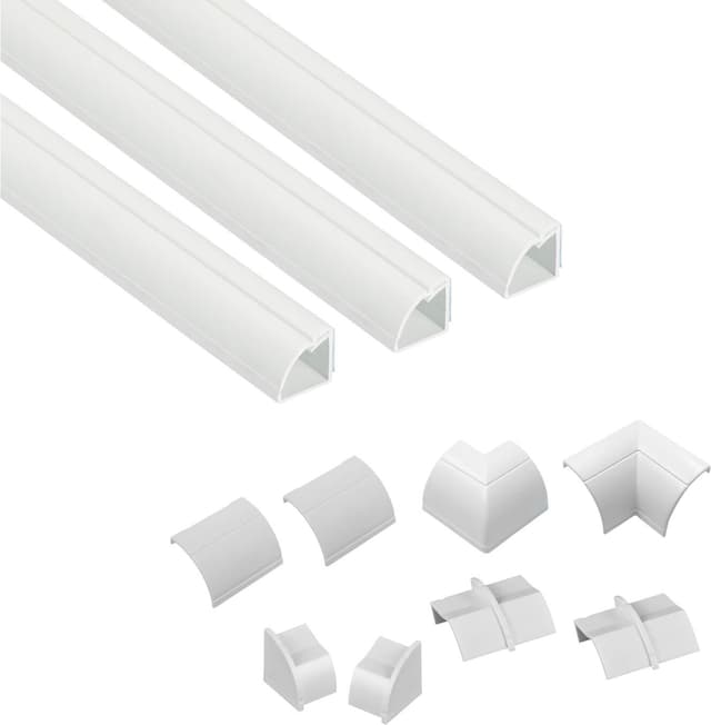 D-Line trunking-sæt (hvid)