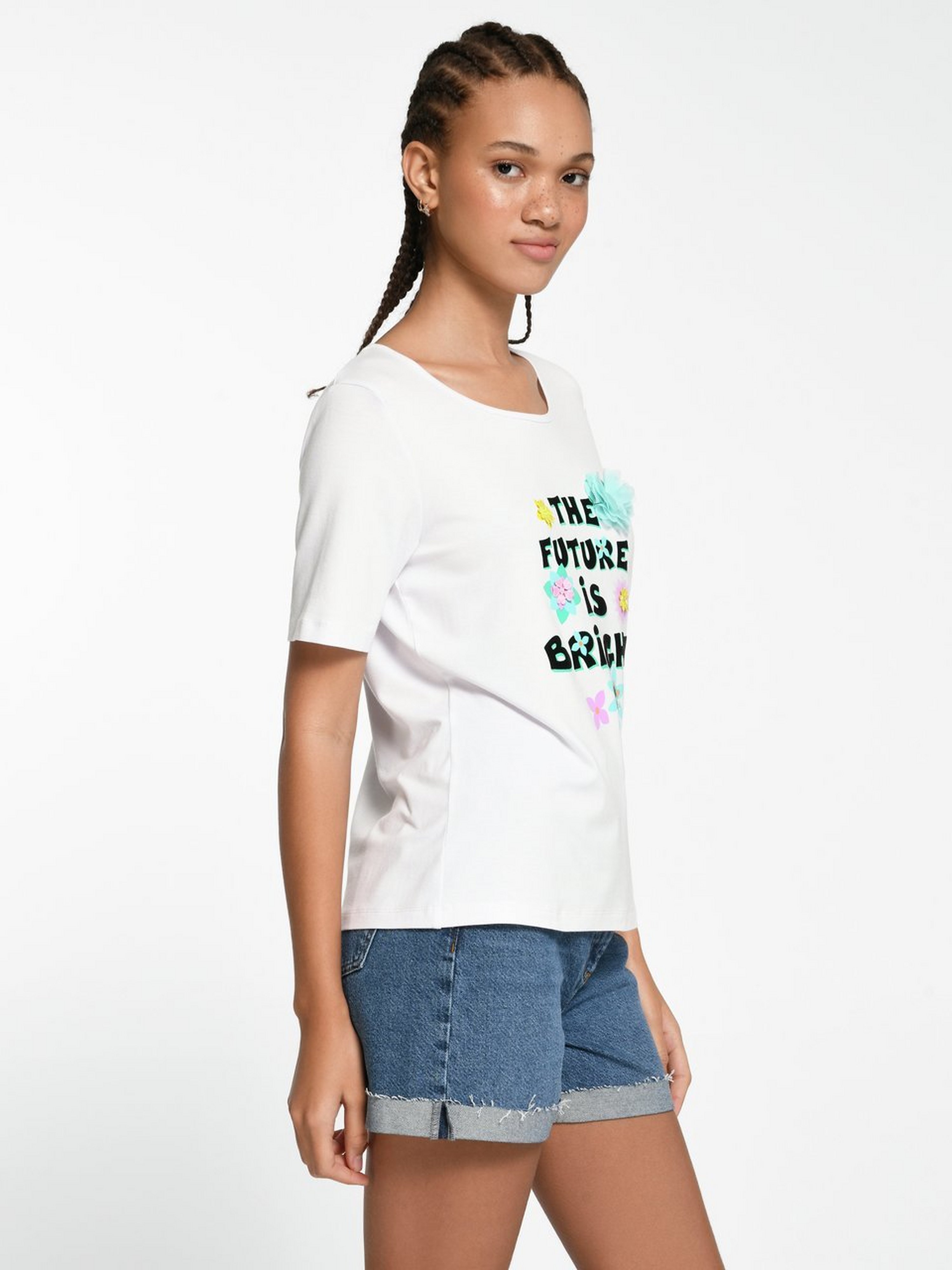 Rundhals-Shirt