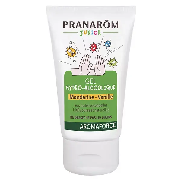 Pranarom Aromaforce Junior Gel Hidroalcoólico Mandarina e Baunilha 50ml