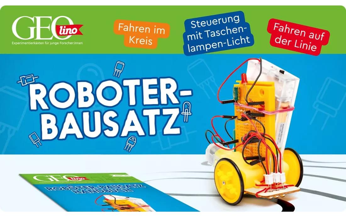 Experimentierkasten GEOLINO Roboter-Bausatz, DeutschRoboter Experimente für Kinder ab 10 Jahren