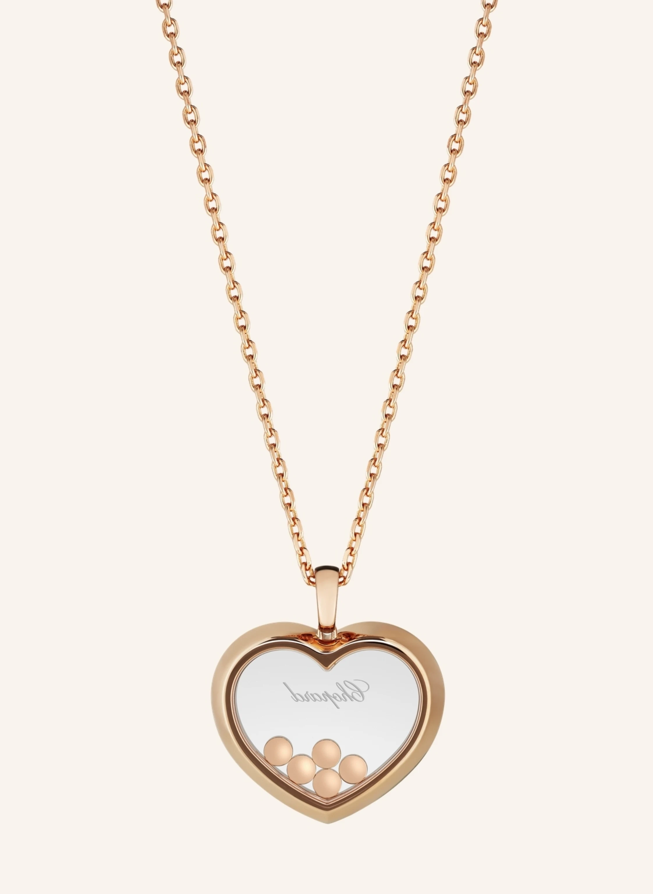 Chopard Anhänger HAPPY DIAMONDS ICONS Anhänger aus 18 Karat Roségold und Diamanten