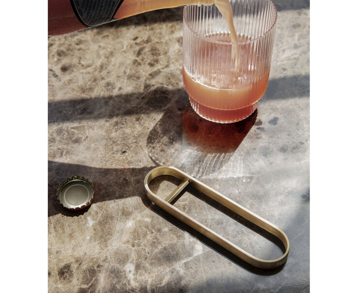 ferm LIVING Fein Bottle Opener Brass
