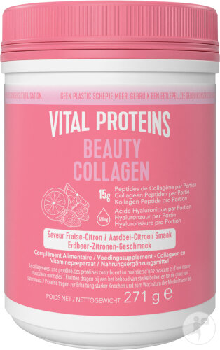 Vital Proteins Beauty Collagen Fraise-Citron Pot 271g