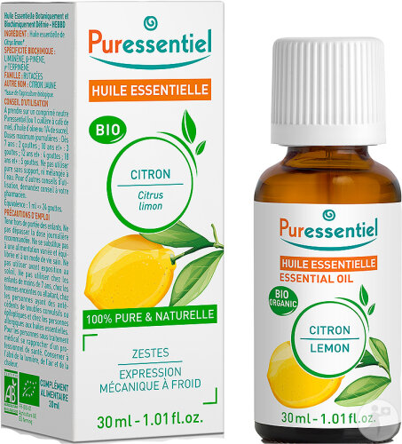 Puressentiel Citron Huile Essentielle Bio Flacon 30ml