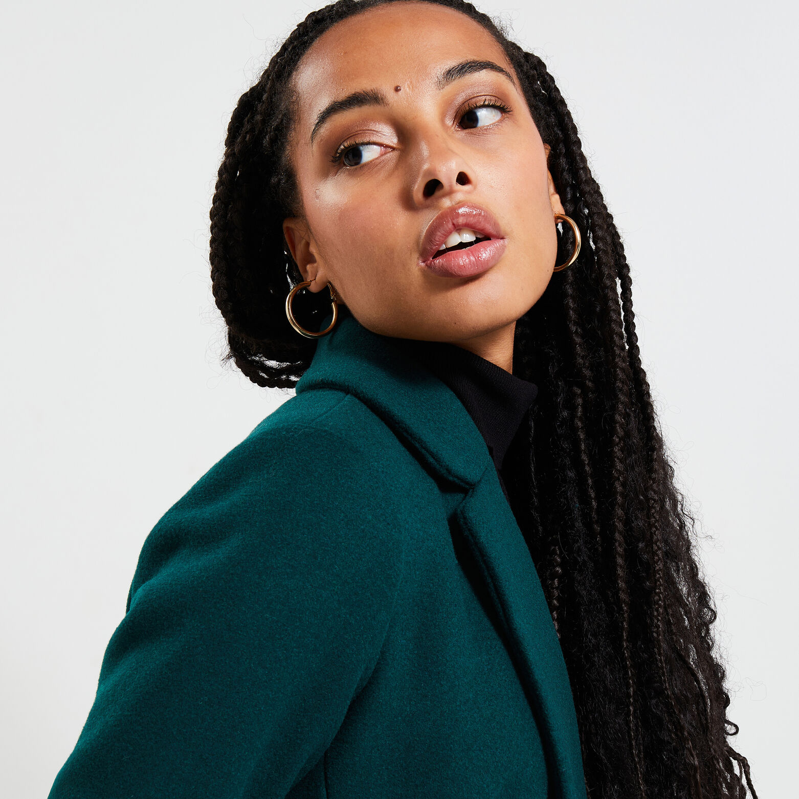 Manteau cintré femme