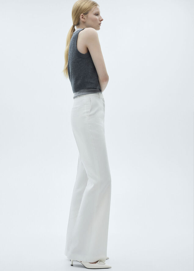 MANGO Heeled-heeled shoe with detail White