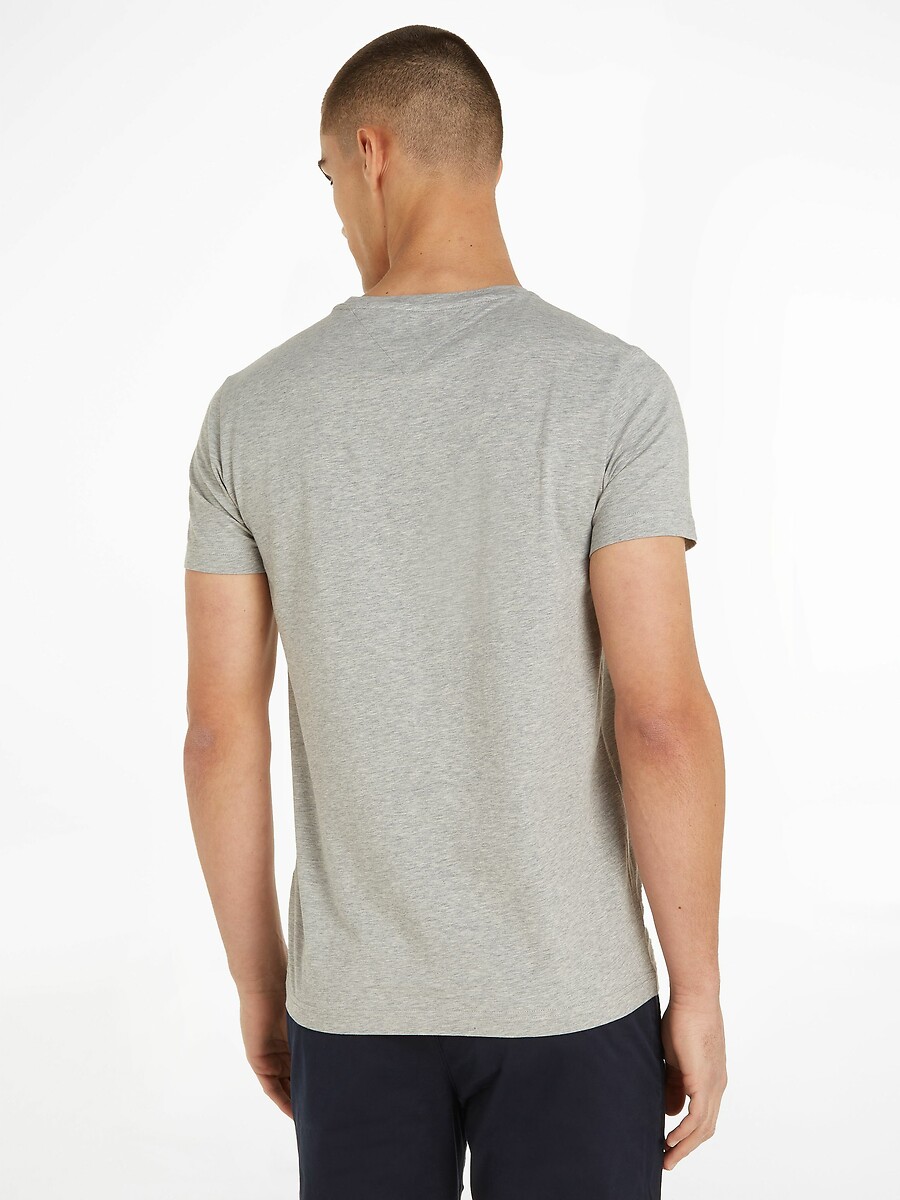 TOMMY HILFIGER<br>Camiseta redonda slim stretch Core