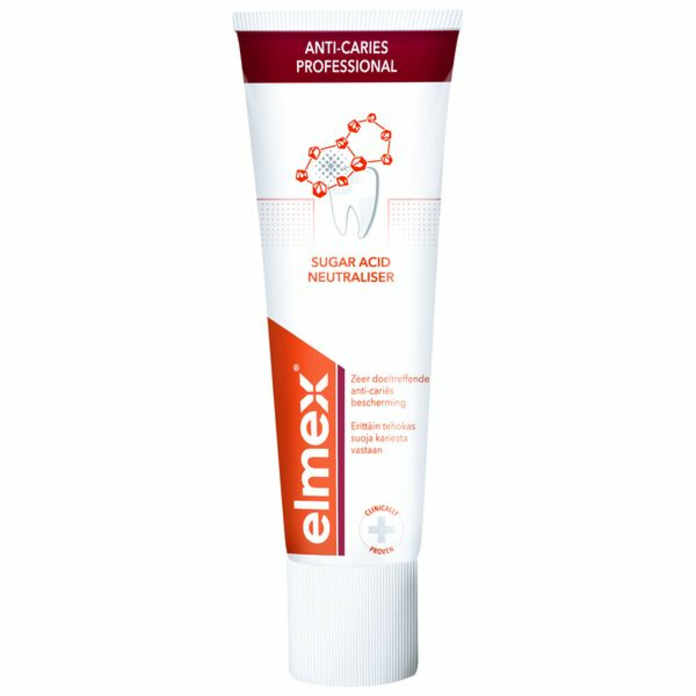 12x Elmex Tandpasta Anti-Cariës Professional75 ml