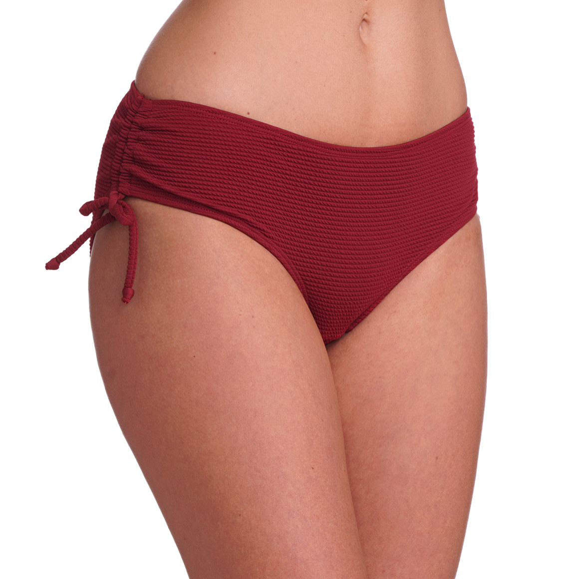 Gina Benotti Damen Bikinipanty mit Stukturmuster dunkelrot