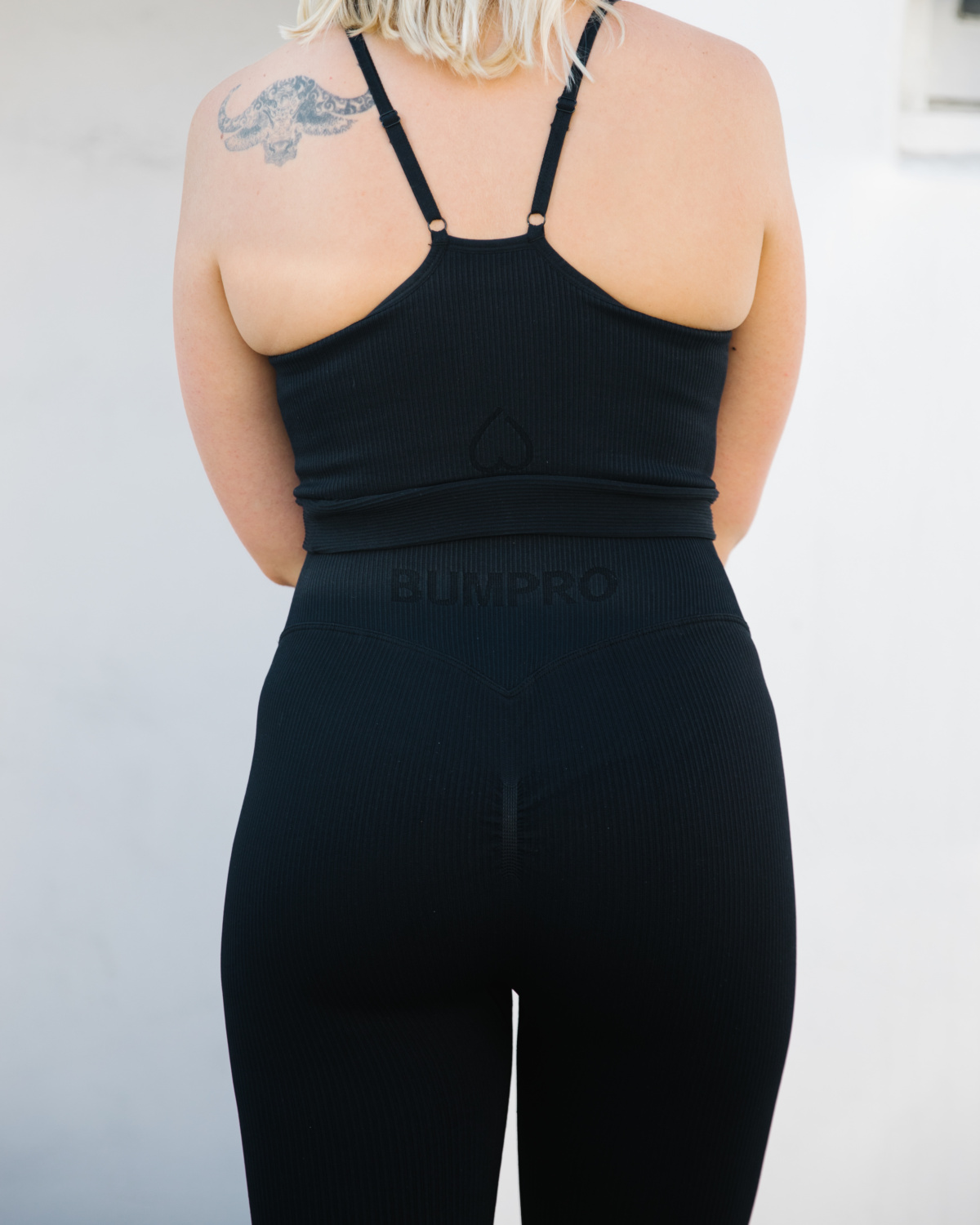 Bumpro Perfect Rib Bra Blackout