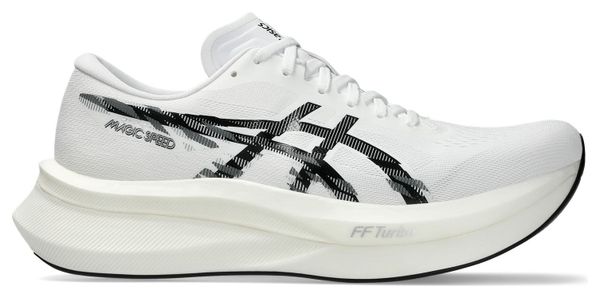 Chaussures Running Asics Magic Speed 4 Blanc/Noir Homme