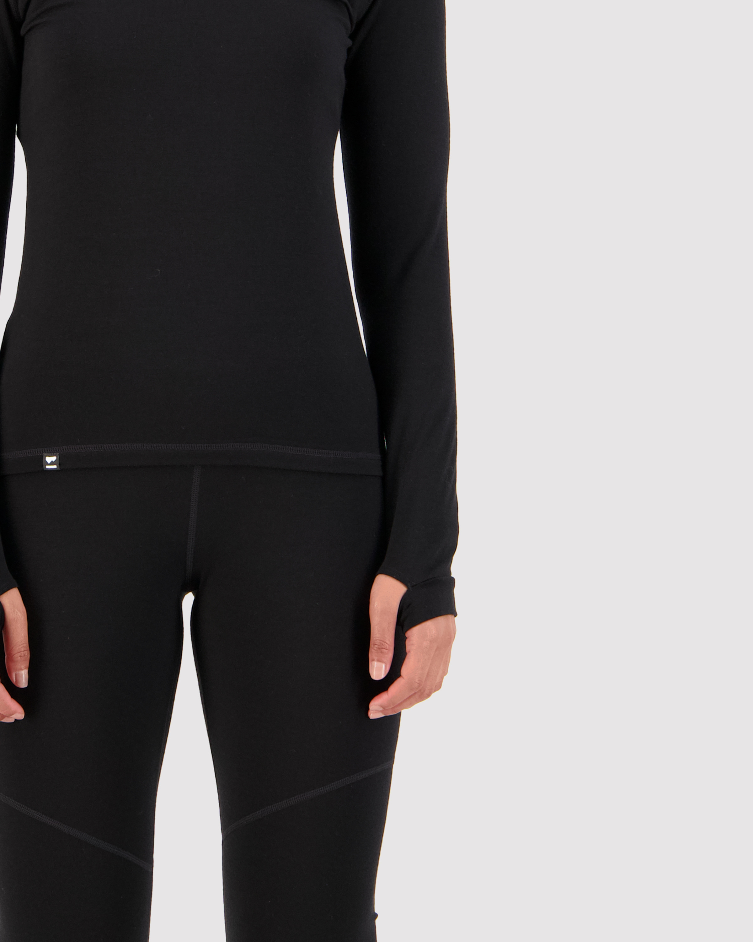 Cascade Mock Neck LS