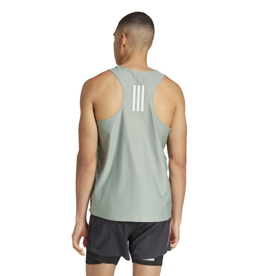 adidas Débardeur Own The Run - Silver Green