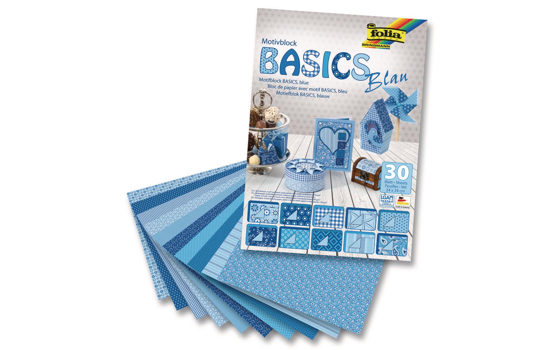 Motivblock Basics blauMotivblock
