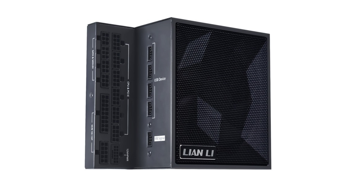 Lian LiEDGE850 modulaire 850 watt voeding   (Zwart, 1x 12V-2x6, 3x PCIe, 4x USB-header)
