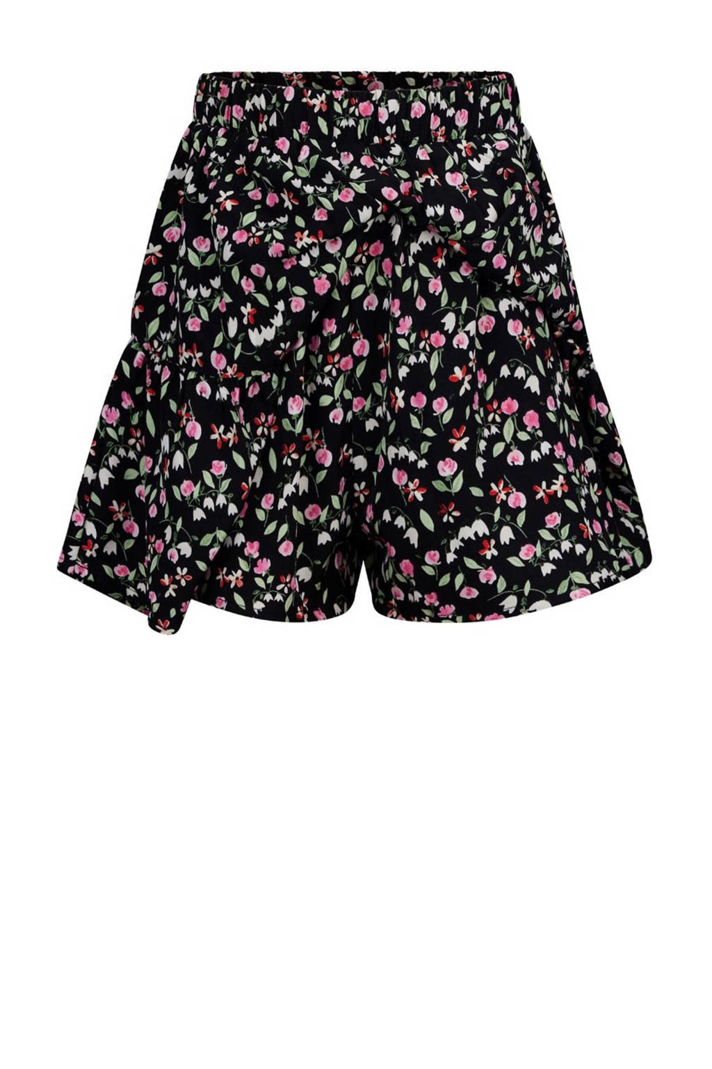 Retour Jeans gebloemde skort Gitta zwart/roze