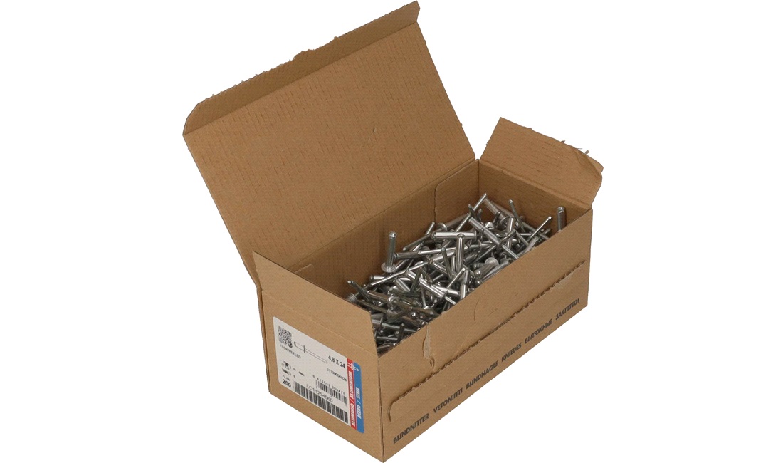 Popnitte 4,8 x 24 mm 200 stk.