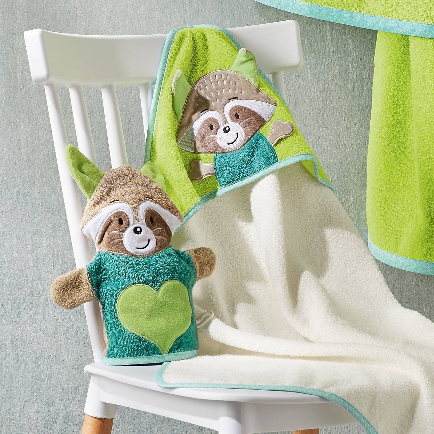 Erwin Müller Walk-Frottier Kinder-Waschhandschuh 2-in-1 