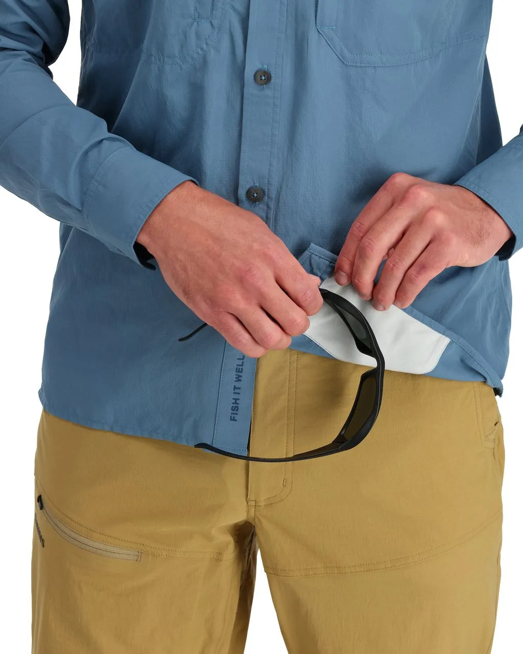 Simms Simms Guide Shirt Riffle Green