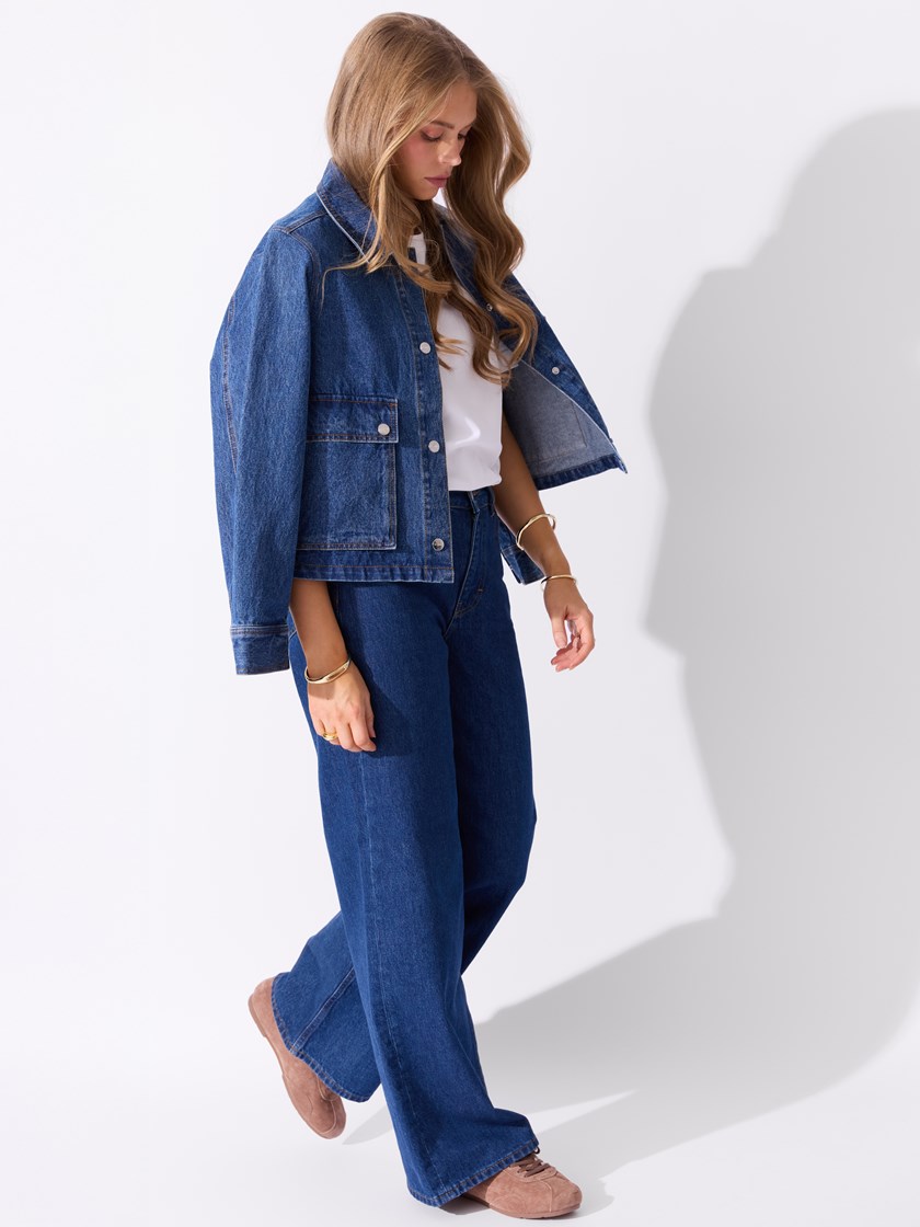 Bea jakke Stonewashed