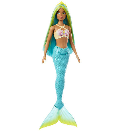 Barbie Dukke - 30 cm - Core - Havfrue - Blå/ Grøn
