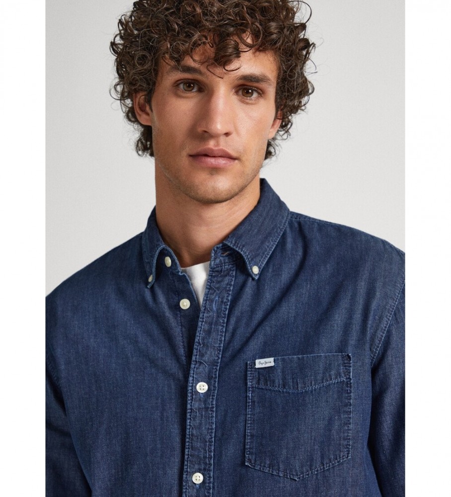 Pepe Jeans Camisa Parton marinha
