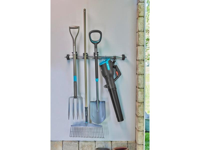 GARDENA Gerätehalter Plus Platzsparende Aufbewahrung für Schwerlast-Gartengeräte