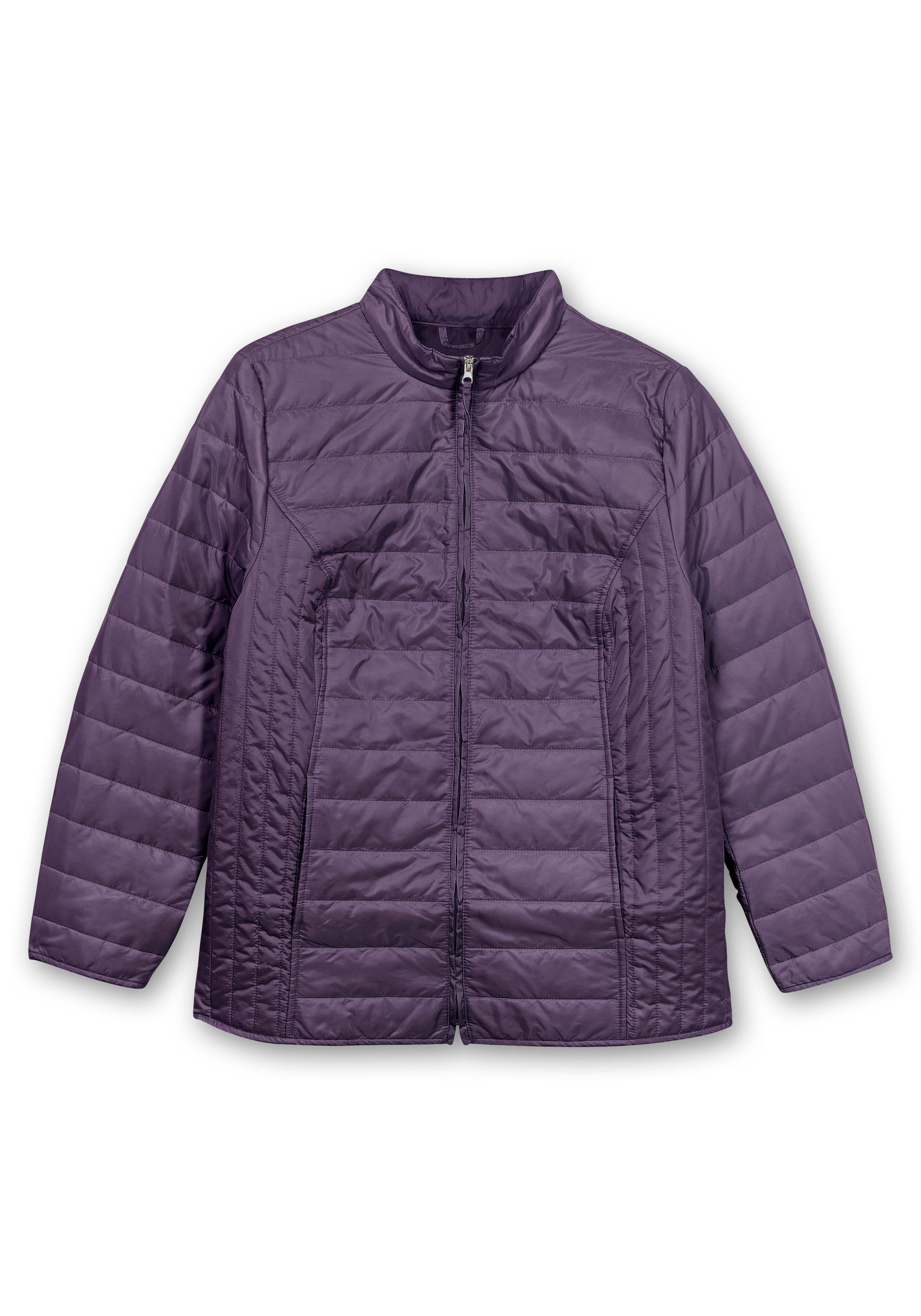 Leicht wattierte Steppjacke mit Stehkragen