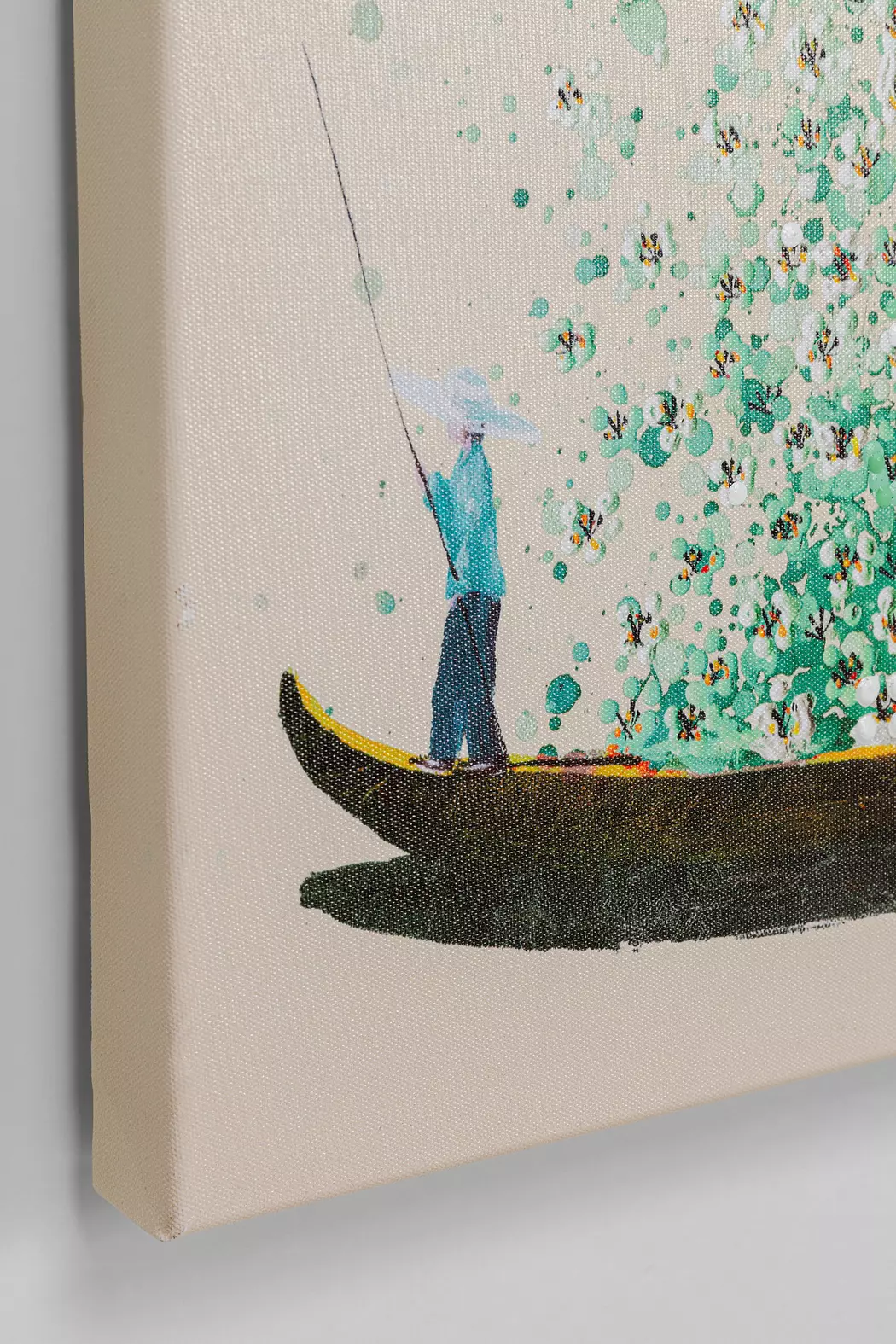 Wandbild 80 x 100 cm Flower Boat 54352