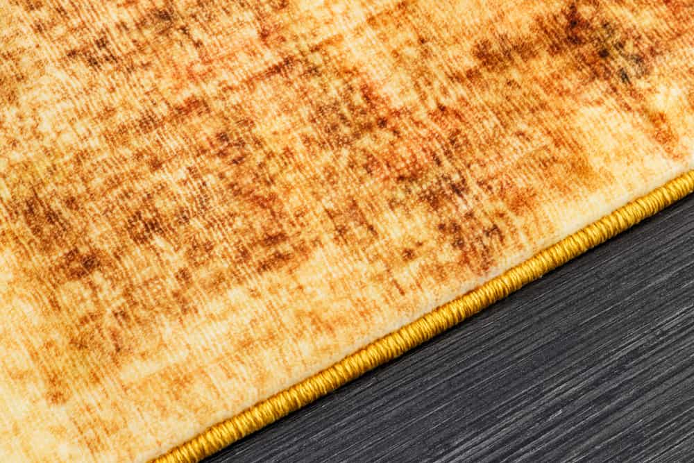 Moderner Teppich SOFT TOUCH 230x160cm senfgelb gold Kurzflor Indoor-Teppich