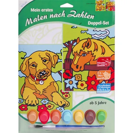 Mammut 102001 Mein erstes Malen nach Zahlen Hund und Pferd