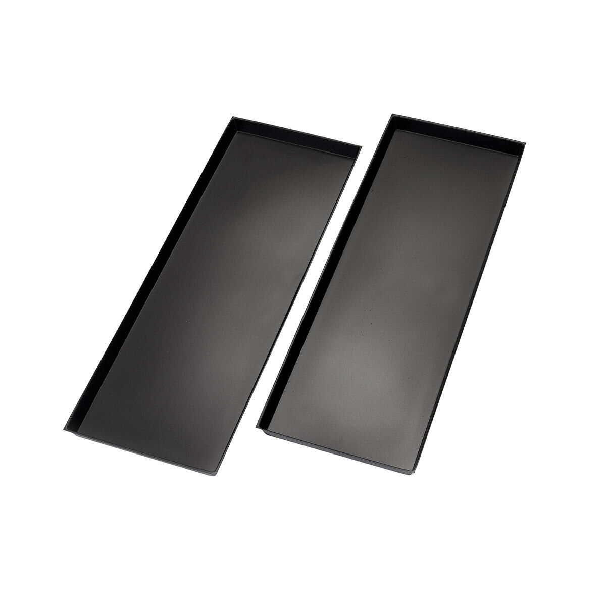Nestera - Mestlades - Rechthoekig - 2 Stuks - Zwart - M