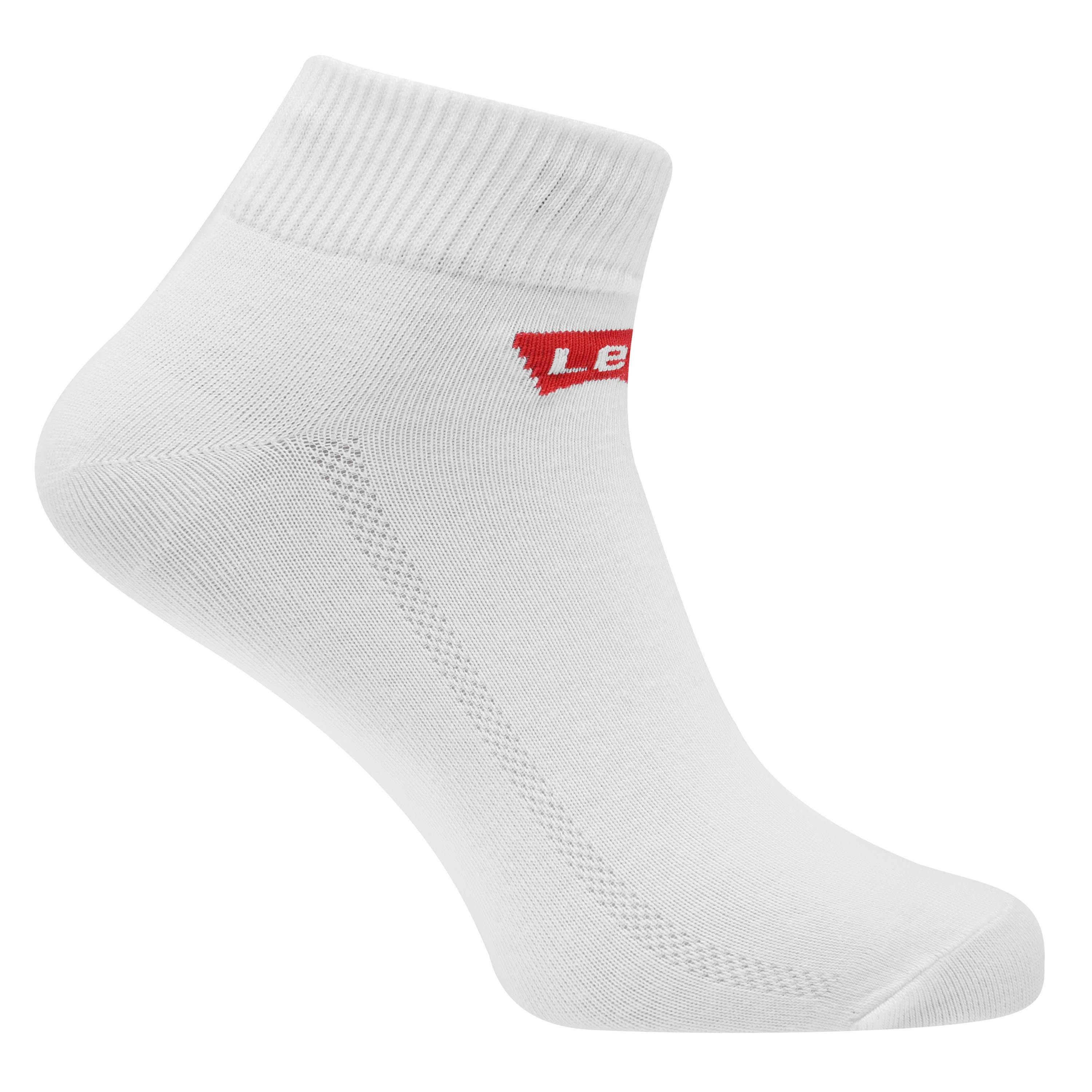Levis 3 PackquarterCrew Socks