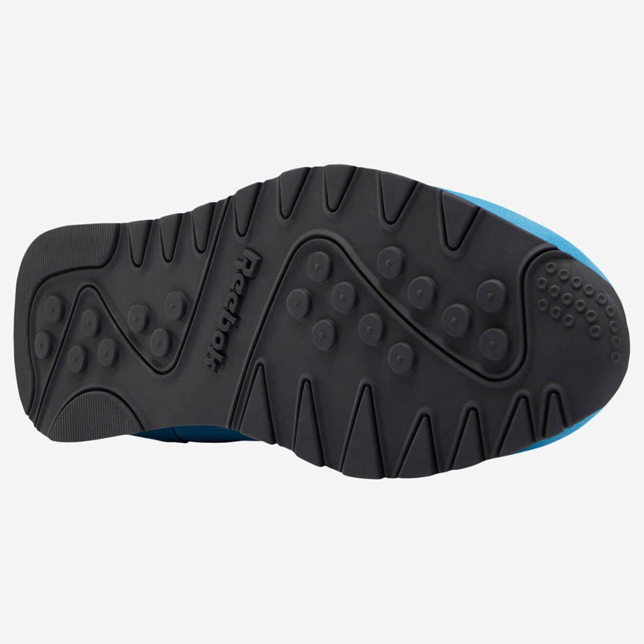 Reebok Baskets en Velours de Cuir & Mesh Cl Nylon gris/bleu