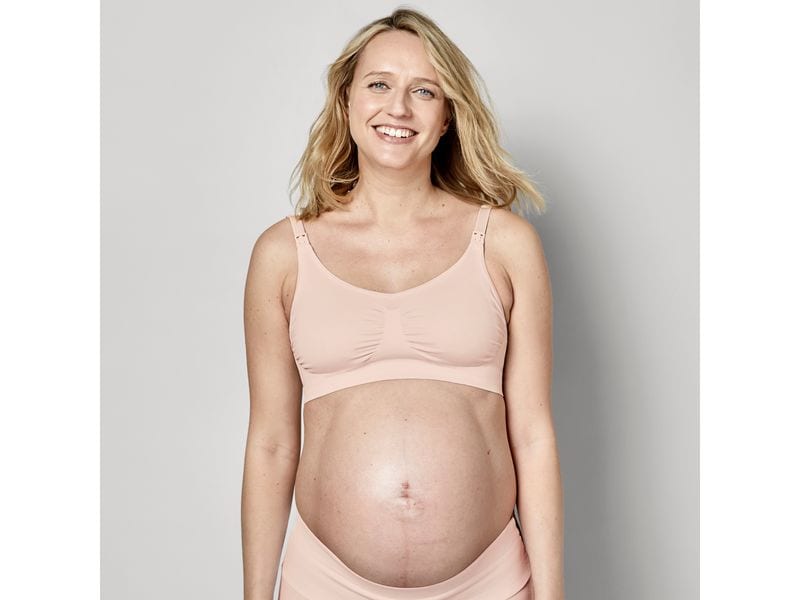 MEDELA Still-BH Keep Cool Beige Gr. L Atmungsaktiver Schwangerschafts- und Still-BH