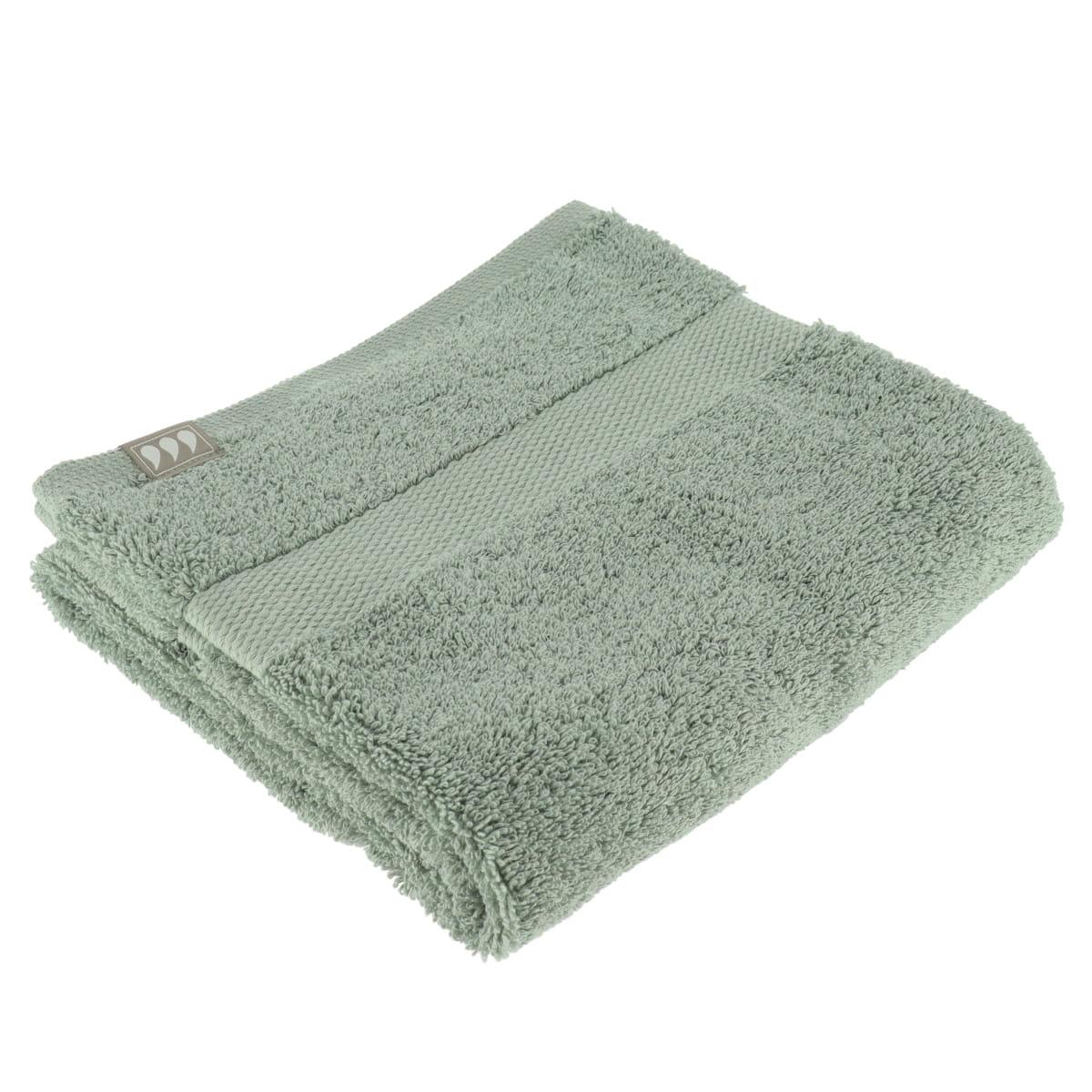 SERVIETTE TOILETTE 50X90CM COTON VERT EUCALYPTUS