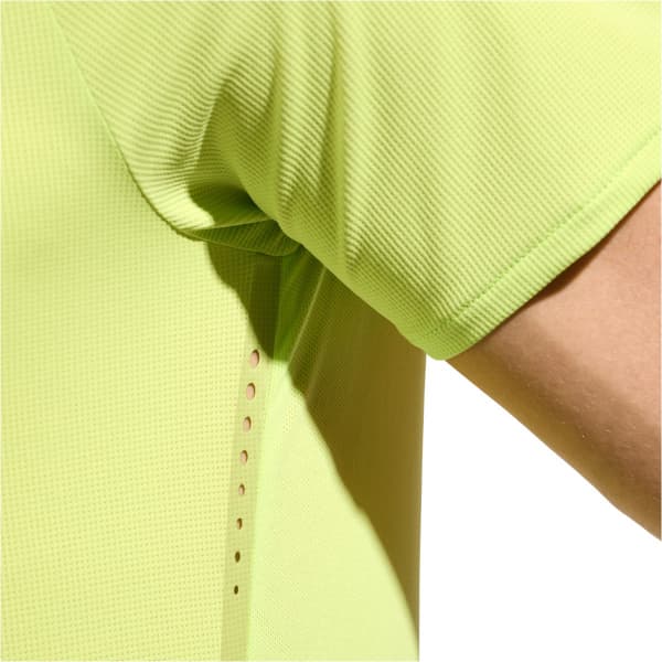 T-shirt running ODLO X-ALP TRAIL CREW NECK S/S 1/2 ZIP SHARP GREEN