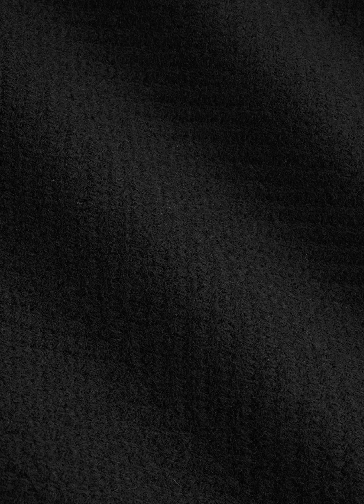 Manteau ceinturé noir à chevrons