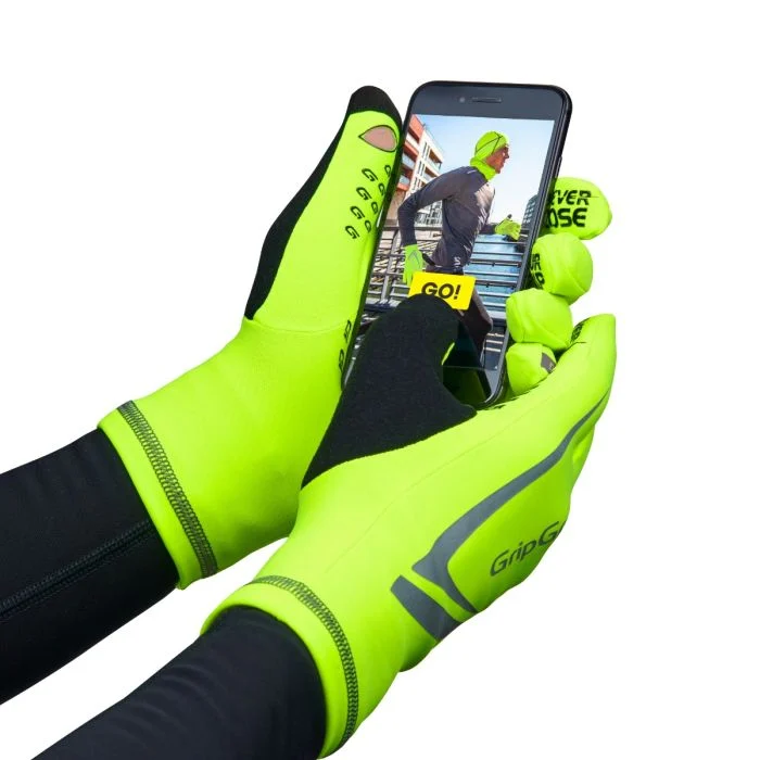 GripGrab Unisex Handsker Running Expert Hi-Vis Winter Glove