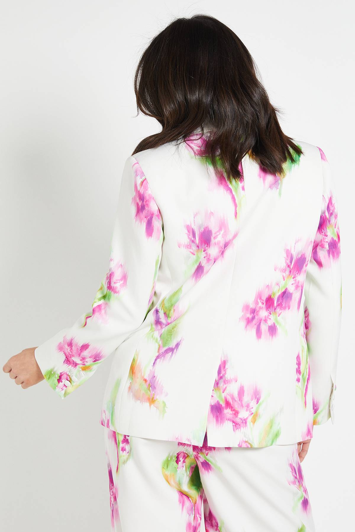Wallis Ensemble Coordonné Blazer Satin Fleuri