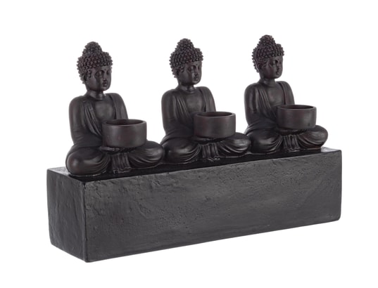 CONCEPT1 - Statue Buddha 3P assis 40 x 10 cm