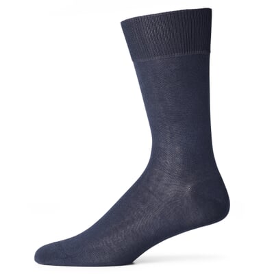 Unisex-Baumwollsocke, Blau