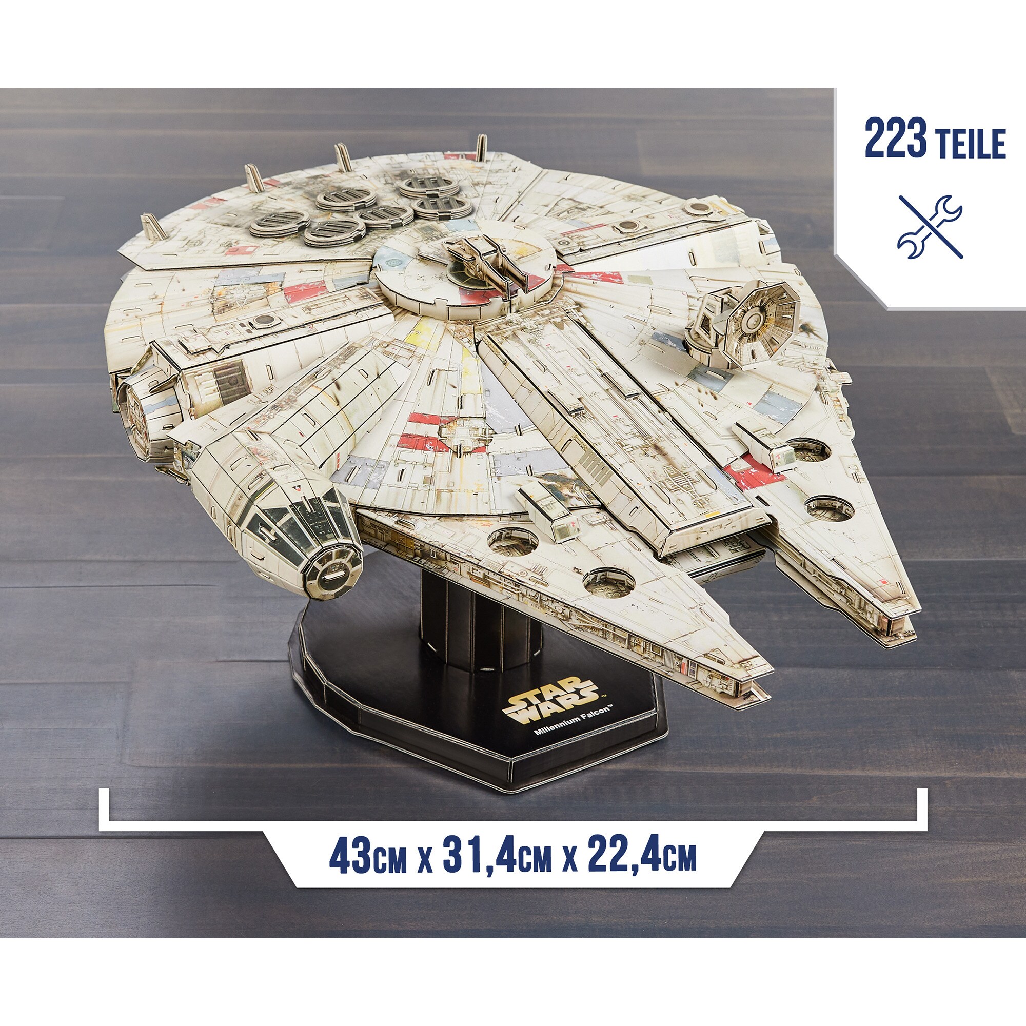Spin Master Modellbau 4D Build - Star Wars Millennium Falcon