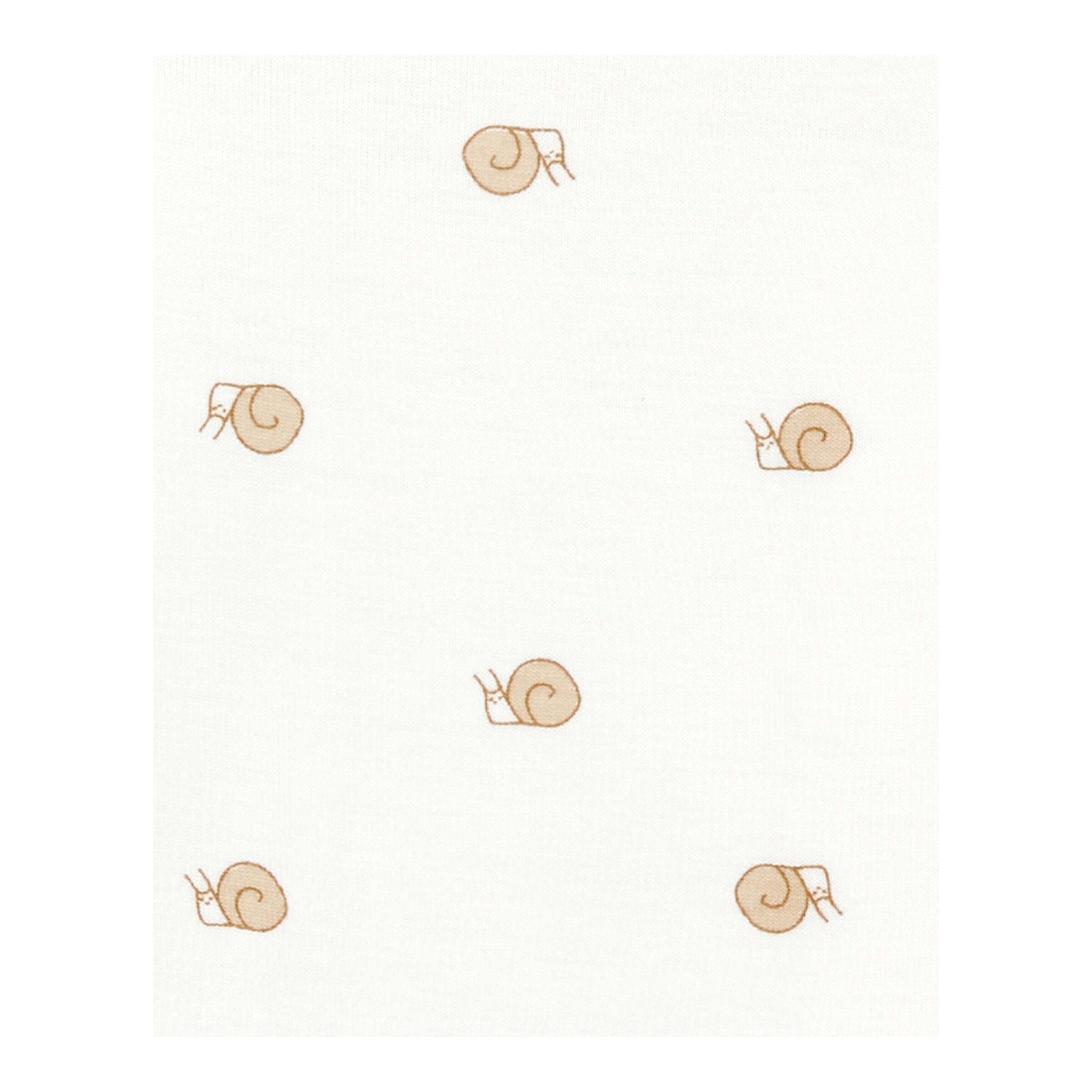 Carter's 2er-Pack Bodys langarm Ringel Schnecken natur/beige