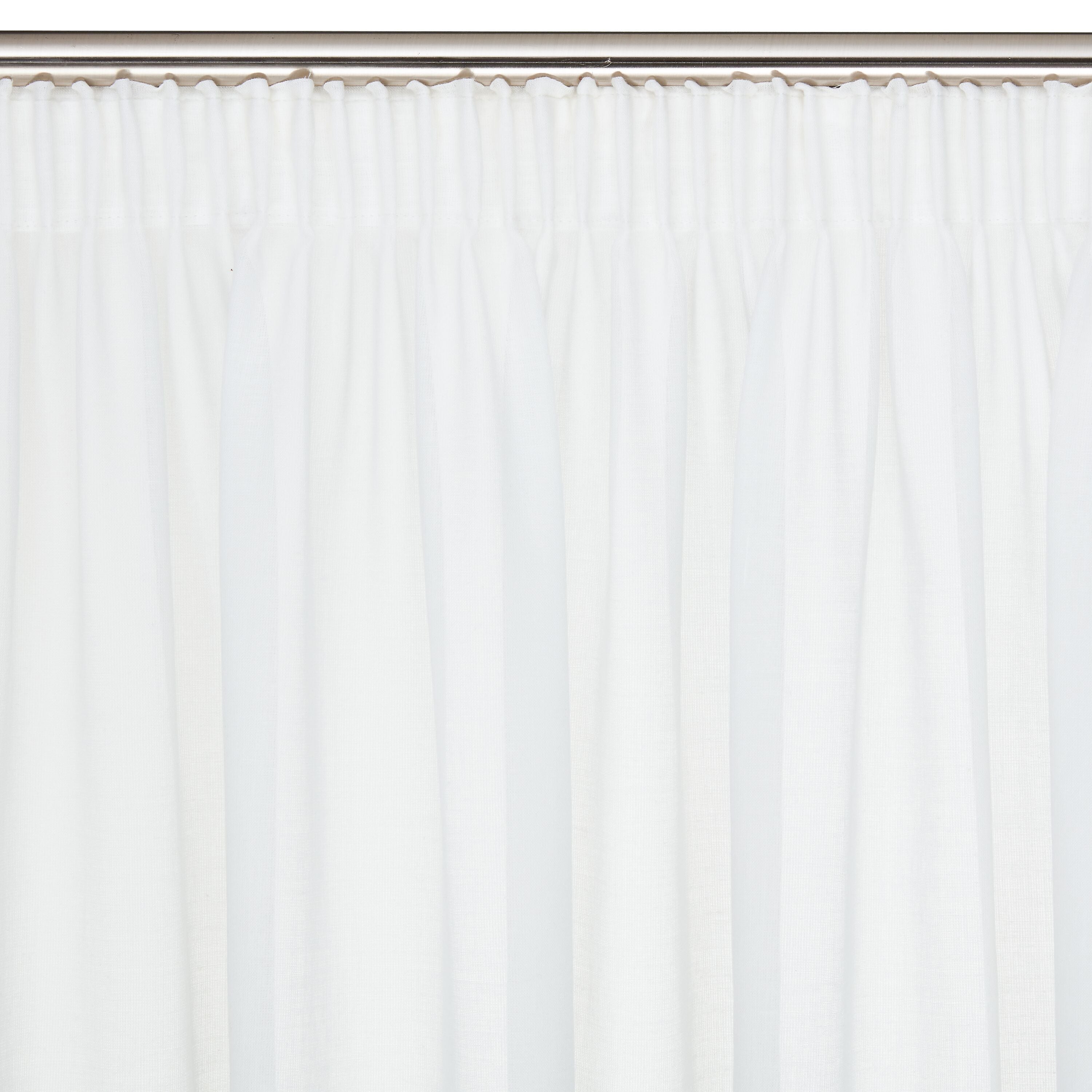 TIMO Fertigvorhang Tag - Weiss / B: 140.0 cm x H: 260.0 cm